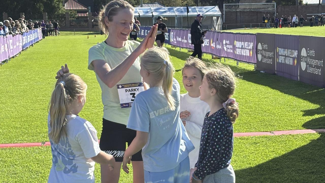 Downhill pain, uphill gain: Locals defend Toowoomba marathon crowns
