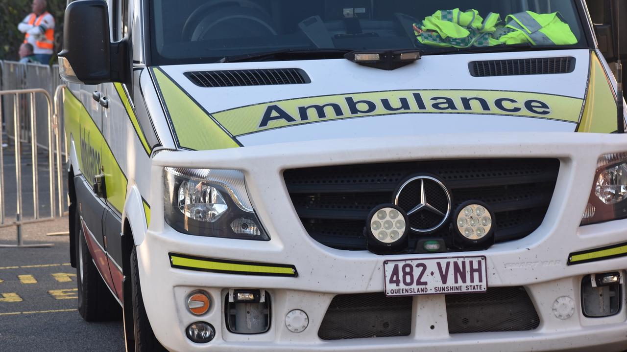 Paramedics have taken a patient to hospital following a two-vehicle crash in Newtown.