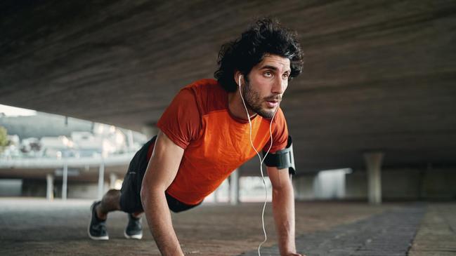 Press-ups build muscle strength and endurance. Picture: Shutterstock