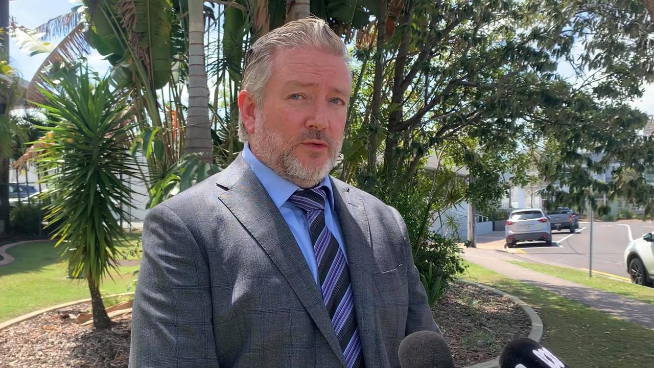 Detective Senior Sergeant Craig Mansfield outside Maroochydore Police Station. Picture: Sam Turner