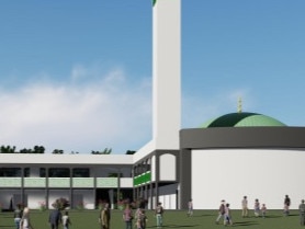 Artist impressions of a proposed expansion of the Al-Madinah Masjid mosque in Leppington. Pictures: Planning documents