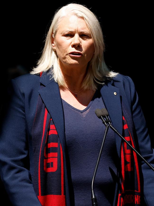 Melbourne president Kate Roffey. Picture: Michael Willson/AFL Photos