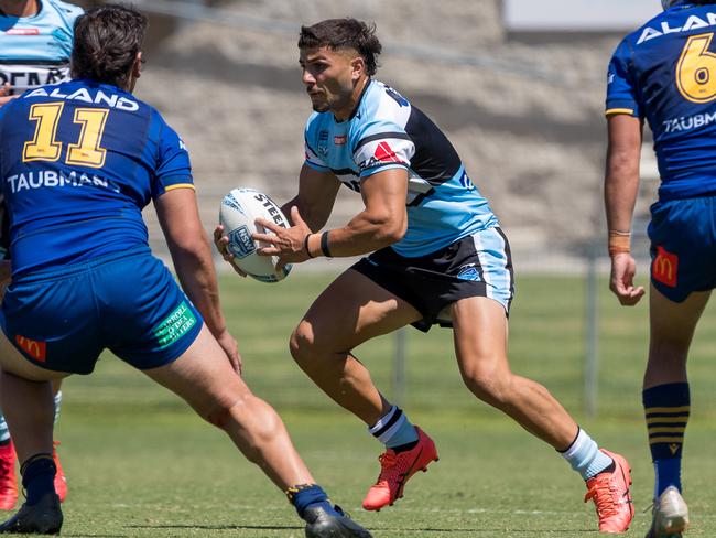 Cronulla centre Michael Gabrael started the season playing SG Ball. Picture: Adam Wrightson Photography.