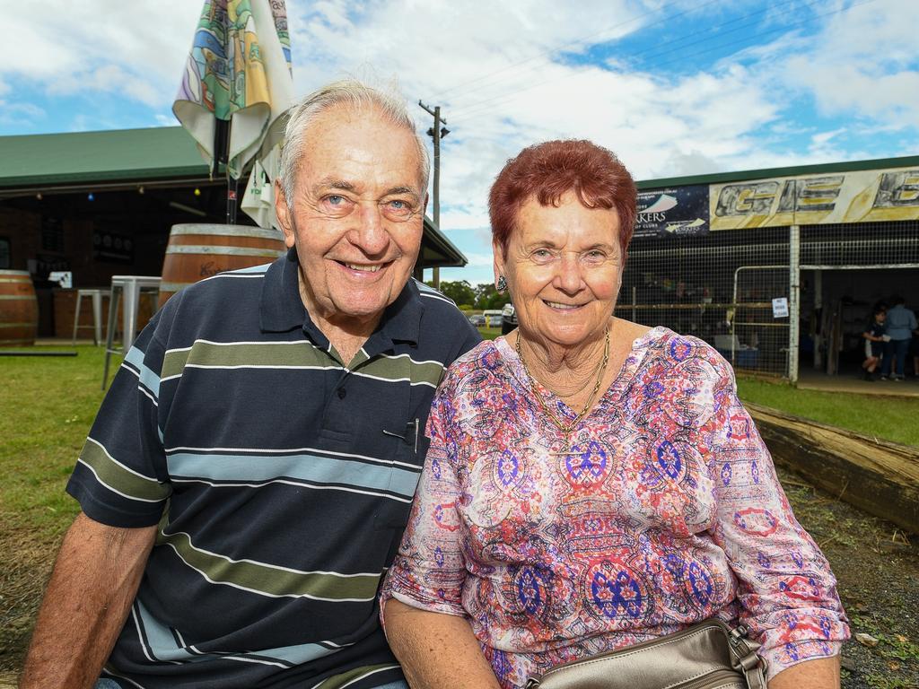 With a street named after them, Coralie and Ellio Zambelli make the special trip from Lennox Head for the Lismore Show. Picture: Cath Piltz