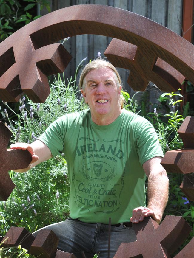 Sculptor Greg Johns.