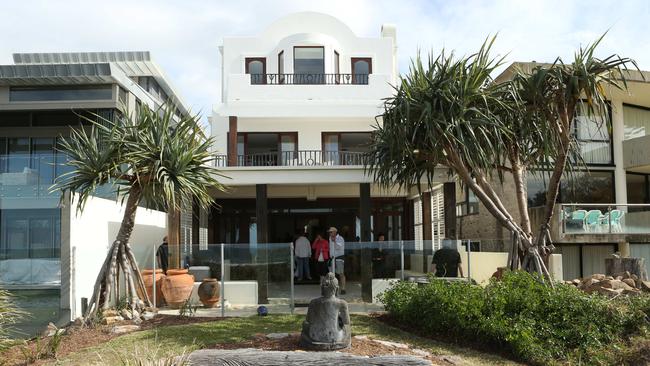 Auction on site of 241 Hedges Ave, Mermaid Beach in 2014. Picture: Glenn Hampson