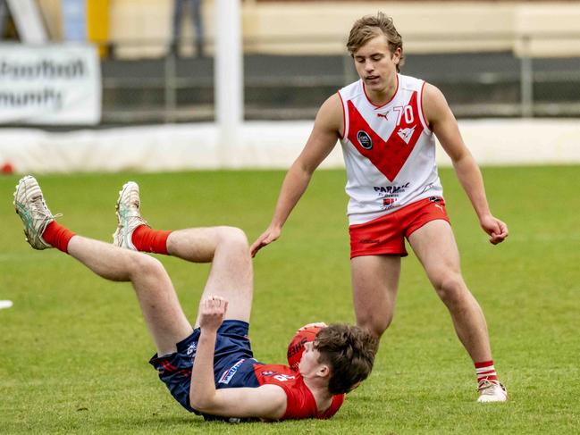 Louis Sylvester will keep his spot in the Clarence line up on Saturday. Picture: Caroline Tan