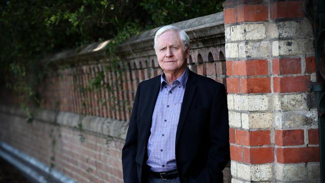 Prominent developer Kevin Seymour outside Lamb House at the end of Kangaroo Point cliffs. Pic Jamie Hanson