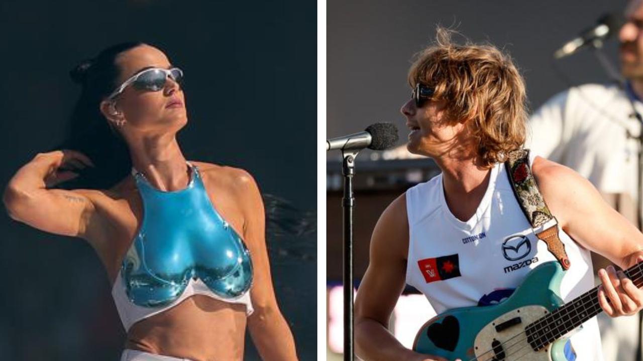 'Better than Katy Perry': Fans react as Lime Cordiale kick off AFLW Grand Final