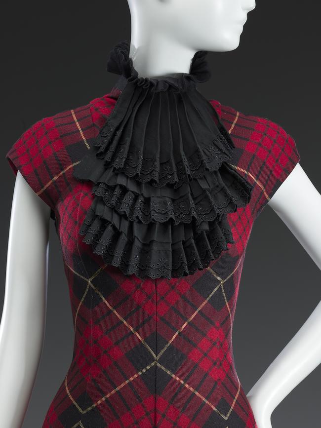 A dress from The Widows of Culloden collection. Picture: Alexander McQueen