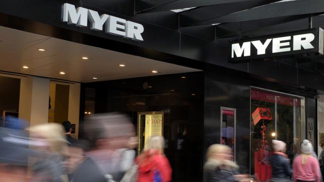 Myer is only one many retailers forced to shut shop. Picture: Supplied.
