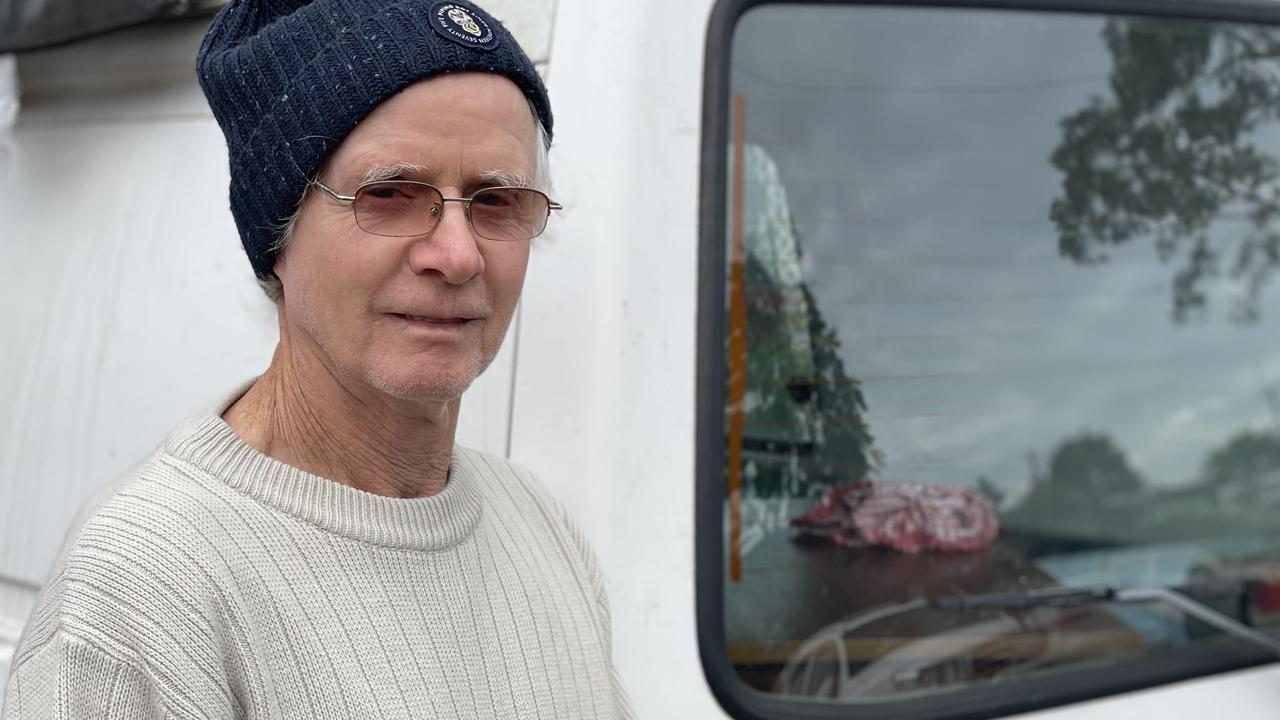 Tony McMaster was living in his campervan before being offered housing through The Shack in Nambour.