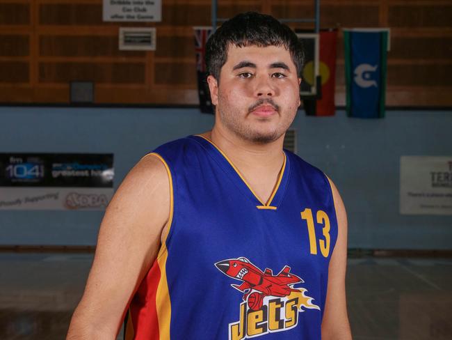 Jets captain Dante Ah Sam is enjoying a fine 2021 Darwin Basketball League season, along with a handful of fellow young gun teammates. Picture: Glenn Campbell