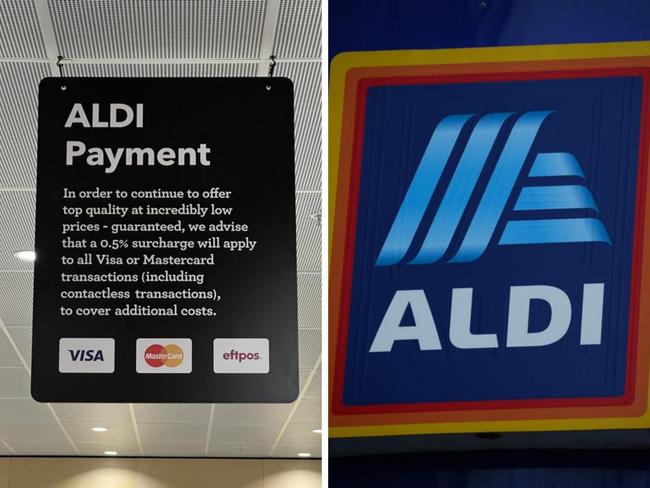 Aldi shoppers have been left scratching their heads over an easy-to-miss detail on signs at the budget supermarket’s checkouts.