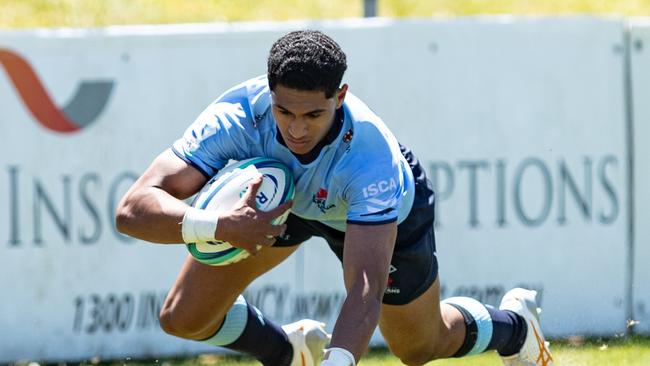 NSW player Onitoni Large is expected to make a big impact in the match. Picture: Julian Andrews