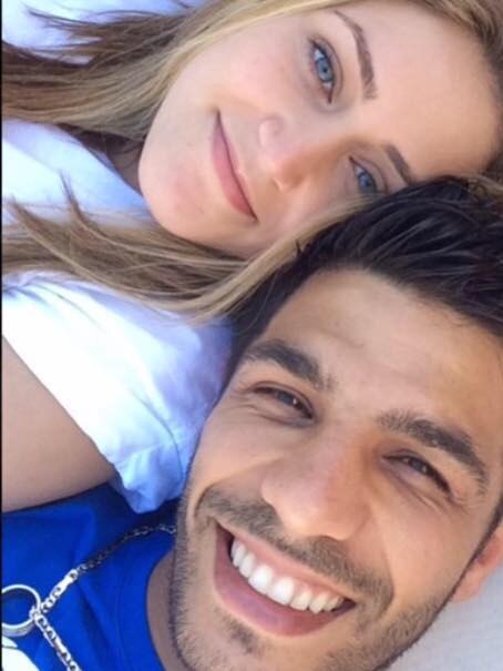 Billy Dib with his late wife Sara.