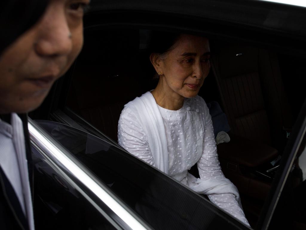 Myanmar's military has detained the country's de facto leader Aung San Suu Kyi and the country's president in an apparent coup, a spokesman for her ruling party said. Picture: Aung Kyaw Htet