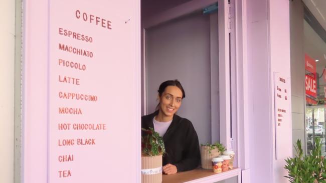 Tia Loulas introduces Kahma Coffee to Mount Gambier. Picture: Arj Ganesan