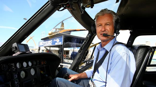 Gold Coast Helitours owner and pilot Scott Menzies. Picture: David Clark