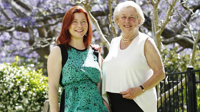 Mother and daughter Susan Diver OAM and Sarah Cobby share a passion for charity work. Picture: Sam Ruttyn