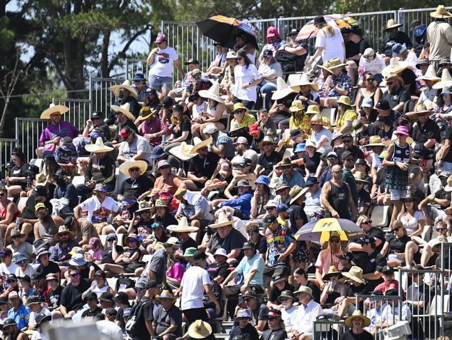 Crowds at Street Machine Summernats 37 in Canberra. Picture: NewsWire / Martin Ollman