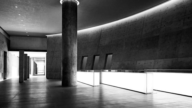 The Tadao Ando designed Teatro Armani auditorium in Milan.