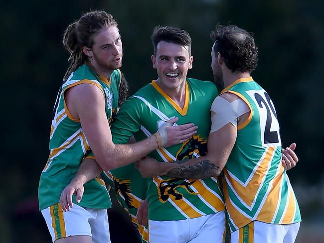 Aaron Mullett has been one of Mooroolbark’s best player. Picture: Andy Brownbill