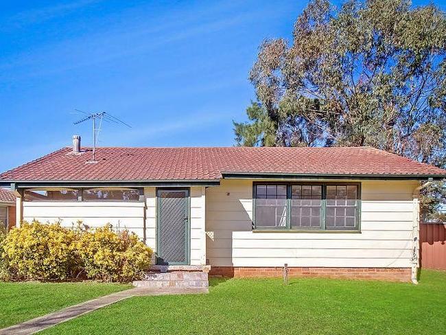 In Sydney, this house at 4 McCrae Place, Blackett, has a $559,000 guide.