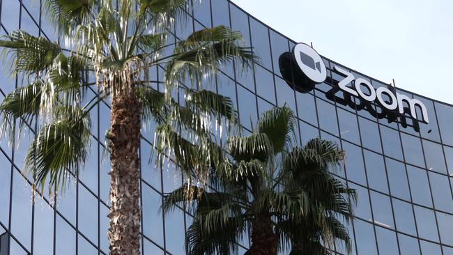 Zoom Video Communications announced plans to cut 15 per cent of its workforce, an estimated 1300 people. Picture: Justin Sullivan/Getty Images/AFP