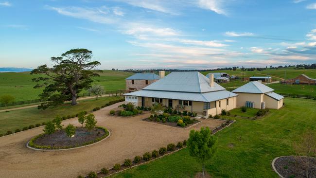 A view of the main Macquarie homestead in O’Connell. Picture: Neal Size