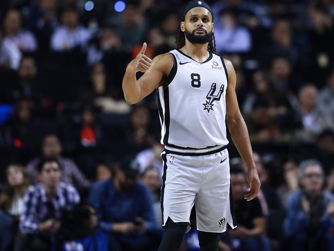 Patty Mills is one of several Australians who will feature in NBA pre-season games this weekend. Picture: Hector Vivas/Getty Images.