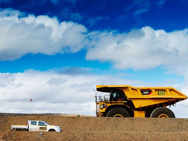 BHP coal Daunia operations in central Queensland. Picture: BHPcoal mining coal mine