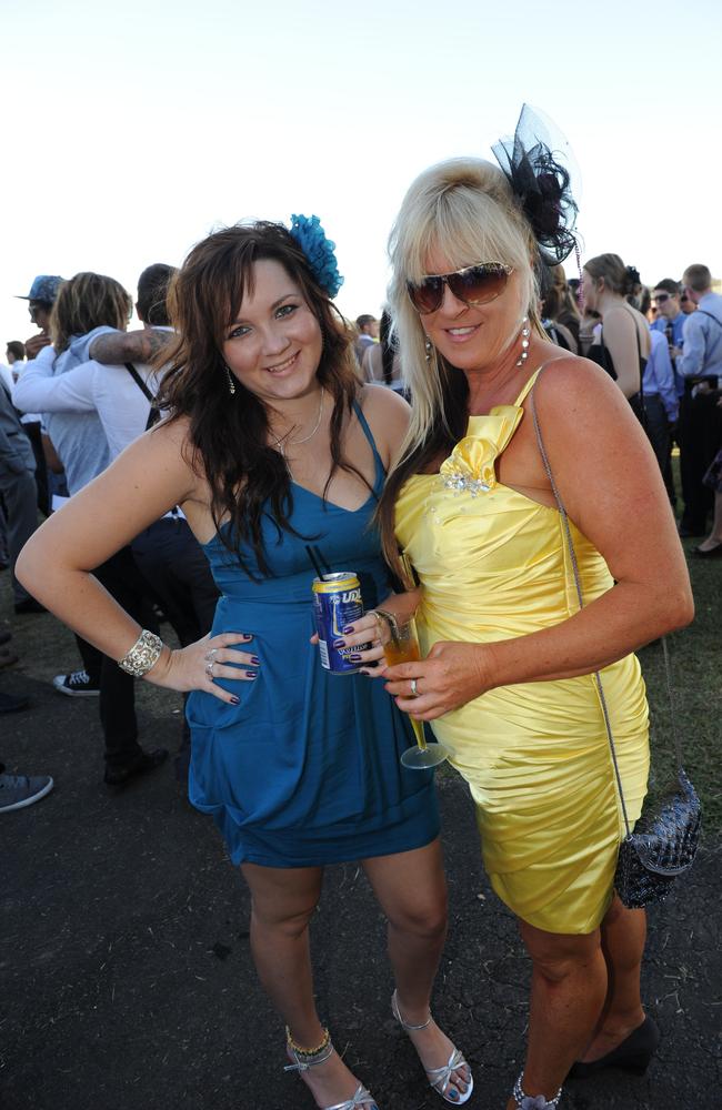 Amanda Tidy-Russ and Deb Aldous in 2011. Picture: Che Chapman