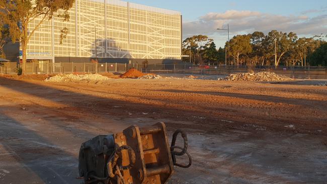 The Grenville Centre has been demolished at Elizabeth to make way for a luxury hotel. Picture: COLIN JAMES