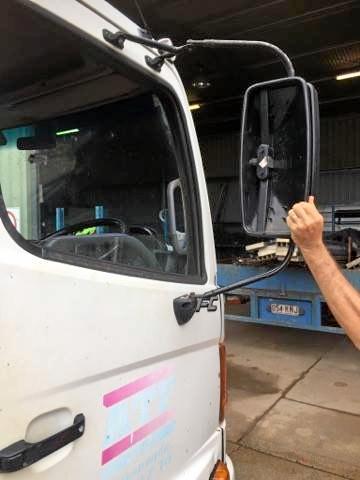 TOO NARROW: Gympie truck driver Stuart Horsfall had his mirror smashed on Pengelly's Bridge when he was passing another truck. Picture: Contributed