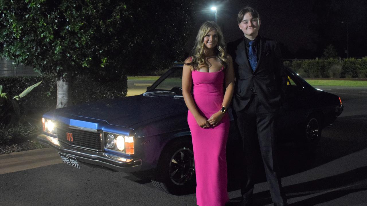 Students stunned on the red carpet at Our Lady of Southern Cross College's formal for 2023. Picture: Emily Devon