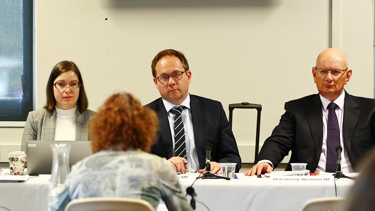 The Federal Government Inquiry into the 2022 major floods insurance claims was held at the Cairns RSL on Wednesday. Picture: Brendan Radke