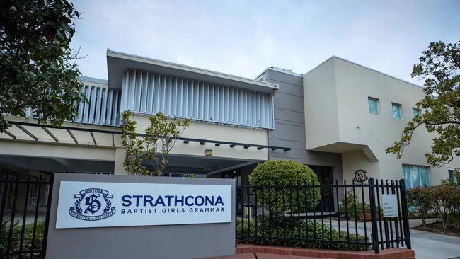 Co-ed schools are battling with girls only colleges like Strathcona Girls Grammar School for students. Picture: Mark Stewart