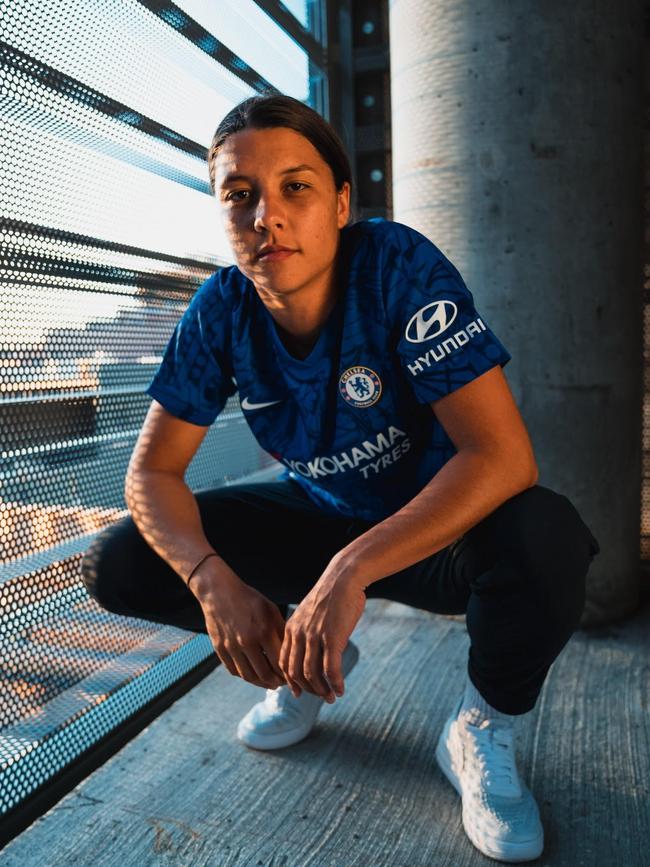 Sam Kerr certainly looks the part.