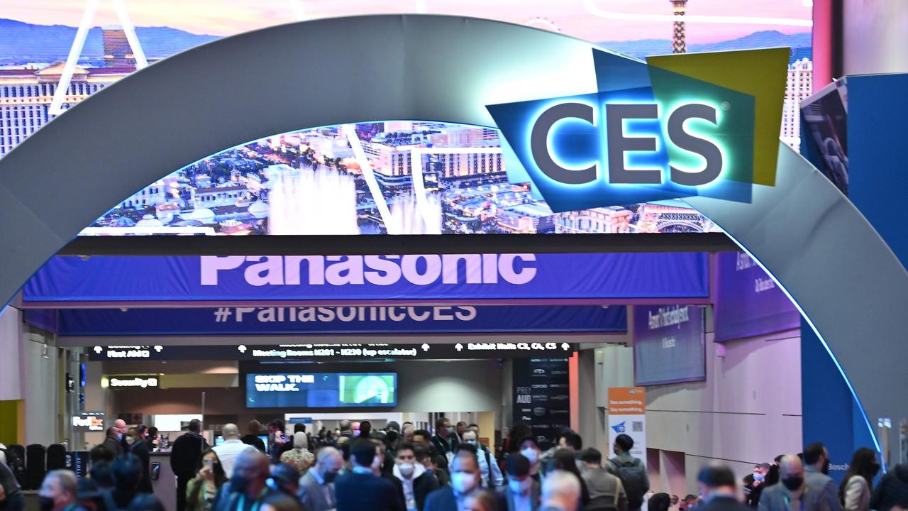 The CES tech show in Las Vegas.