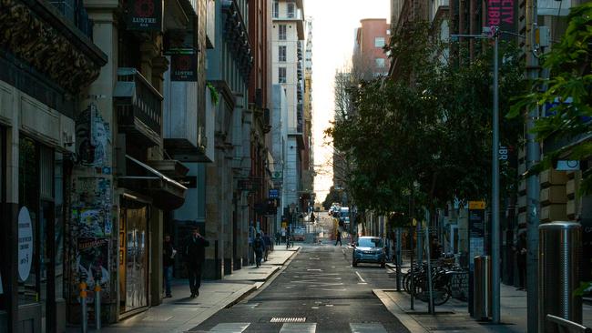 The second lockdown has left the city deserted. Picture: Getty Images