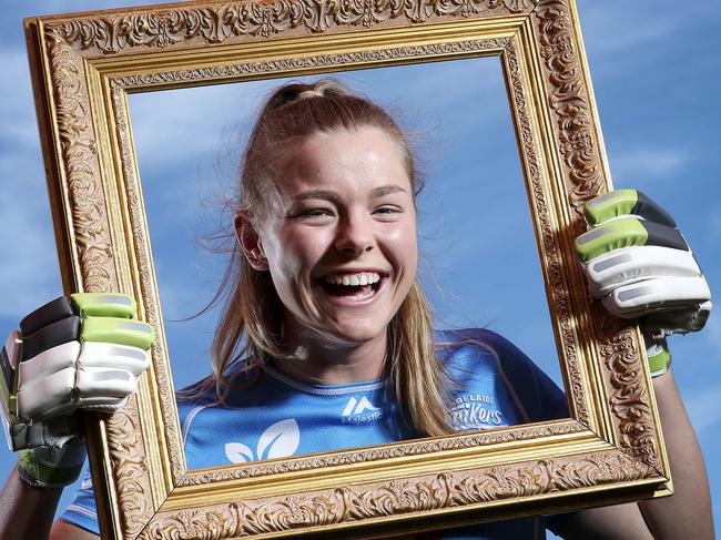 CRICKET - 26/11/18 - In the Frame - Strikers new recruit Eliza Doddridge at Adelaide Oval. Picture SARAH REED