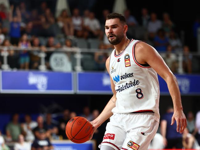 Humphries of the 36ers during the round 19 NBL match between Brisbane Bullets and Adelaide 36ers at Nissan Arena, on February 9, 2024, in Brisbane. Picture: Getty