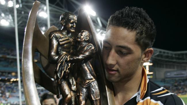 Benji Marshall was one of the heroes of the Tigers’ 2005 premiership success.