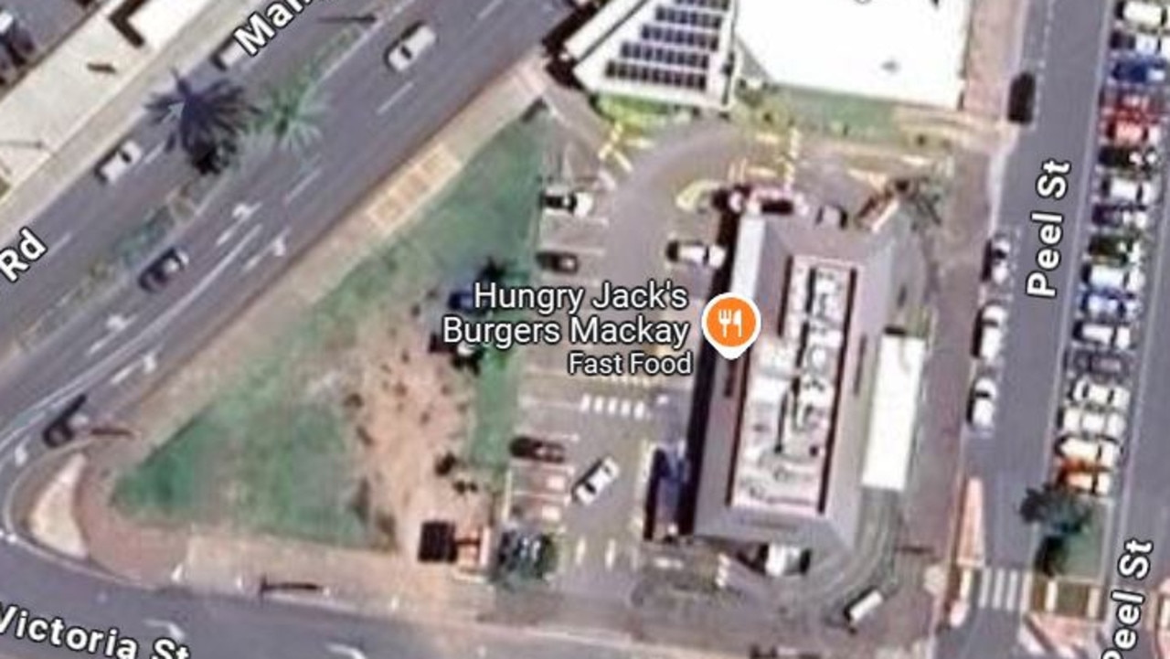 The Hungry Jacks at Peel St in Mackay is looking to expand onto a vacant lot next door.