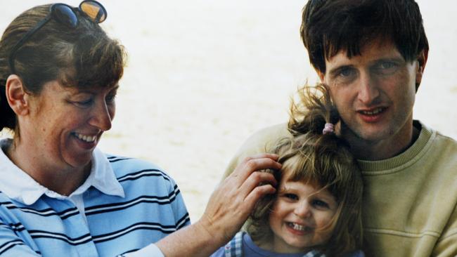 John Sharpe with Anna Kemp and Gracie in 2004.