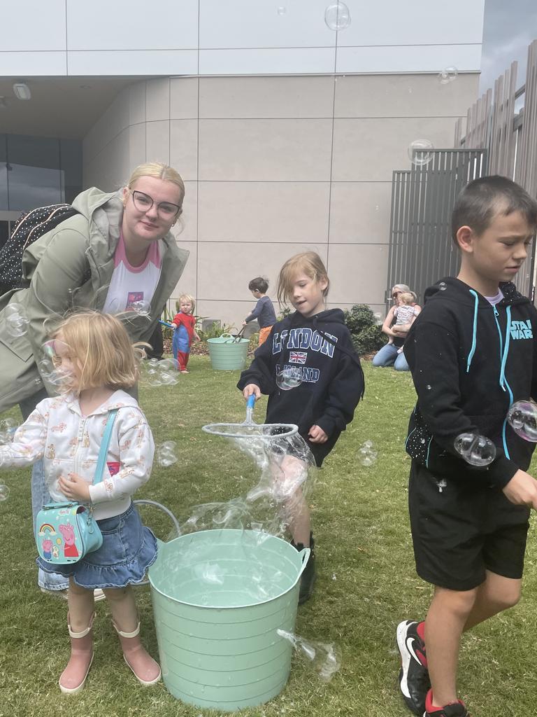 Roxy, Matilda, Grace, Zaiden: “I would change my room around to my dream room, go see all the best movies (Teenage Mutant Ninja Turtles) and blow bubbles.” Ipswich School Holiday Bonanza. Spring Vibes Festival and Riverlink Week of Magic