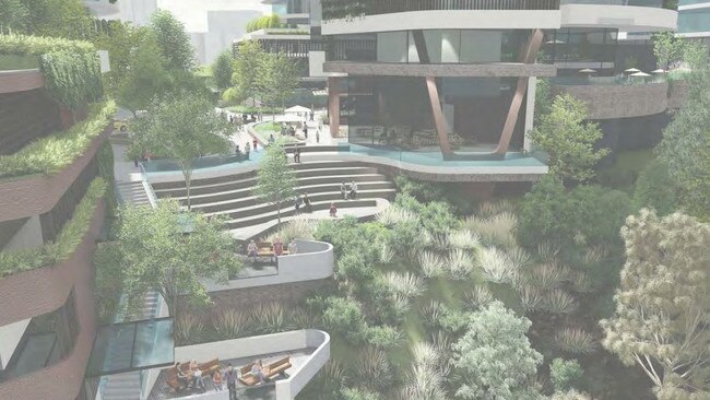 Render of how part of the site could look.