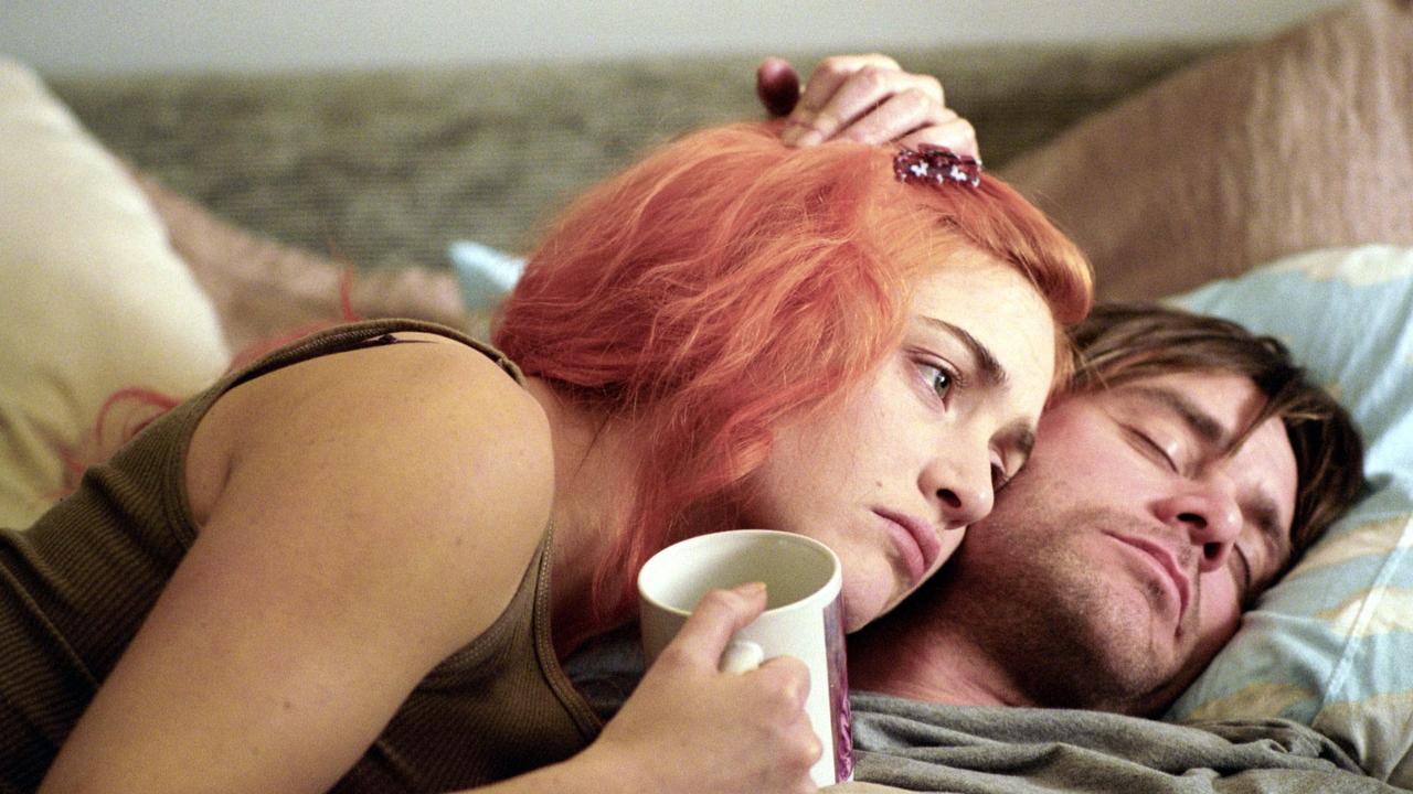 Kate Winslet and Jim Carrey in Eternal Sunshine of the Spotless Mind. Picture: Advertiser Library