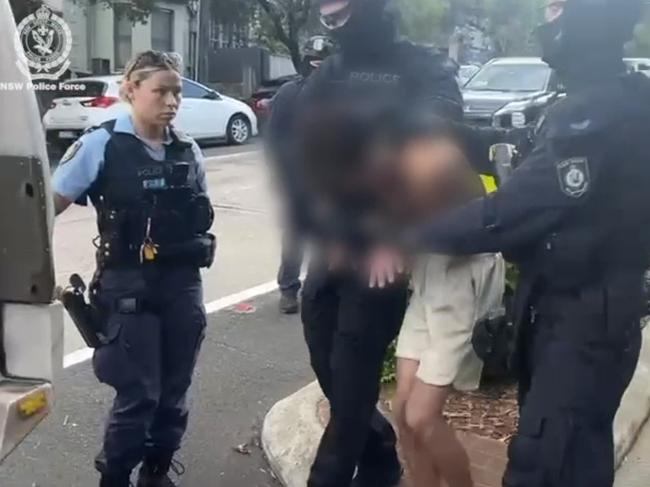 A man is due in court today charged after the alleged assault of two off-duty police officers in Newtown last week. Picture: NSW Police